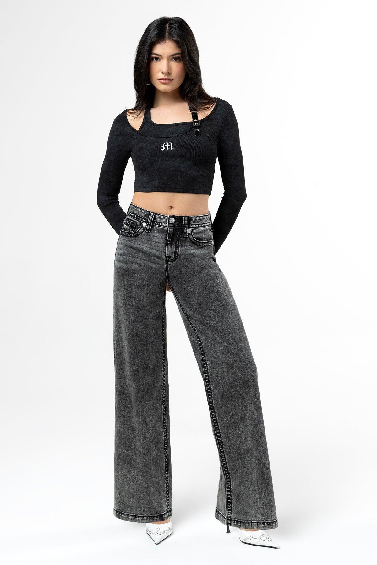 Going Rouge Wide Leg Jeans Product Image