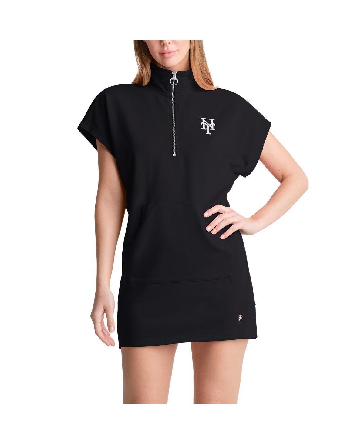 Dkny Womens Sport Black Philadelphia Phillies Emily Quarter-Zip Sneaker Dress Product Image