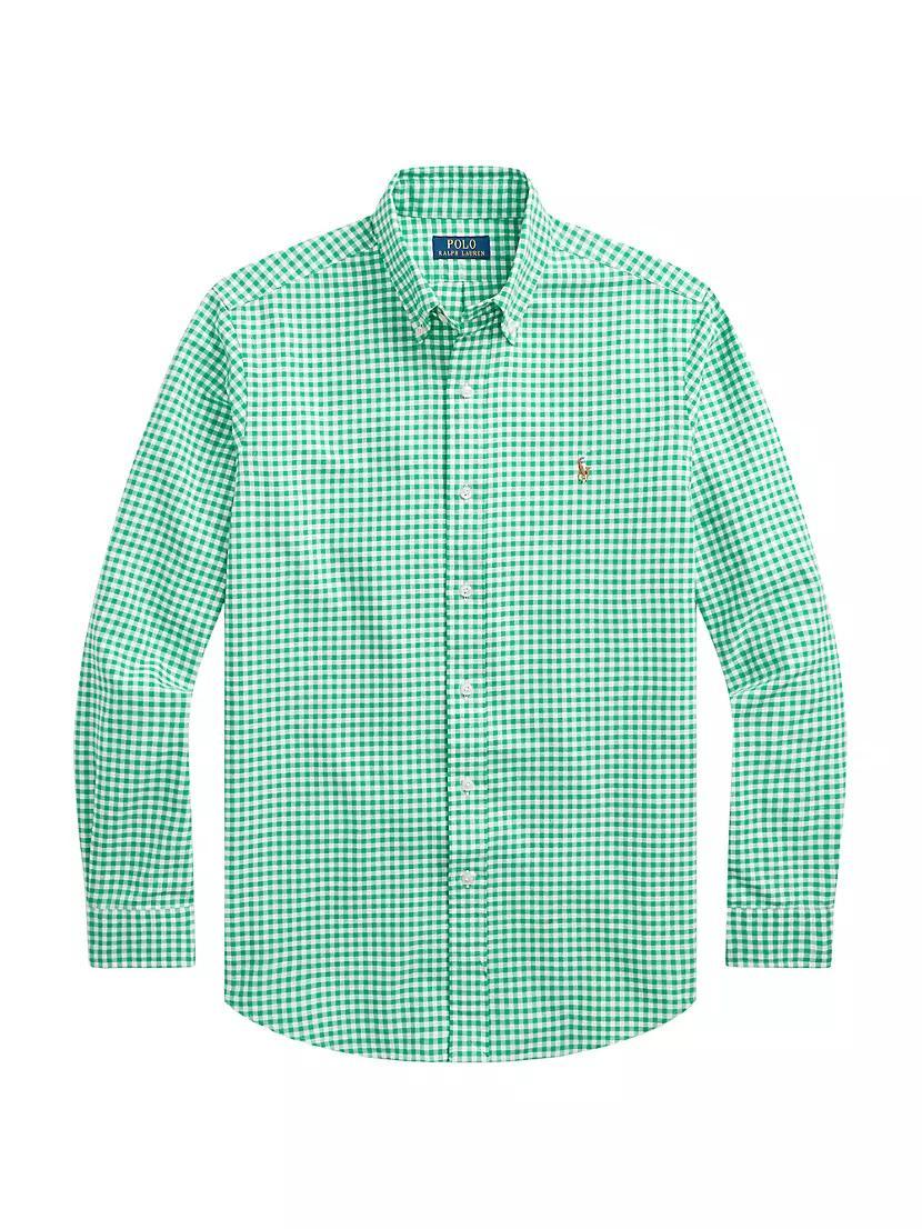 Oxford Gingham Long-Sleeve Sport Shirt Product Image