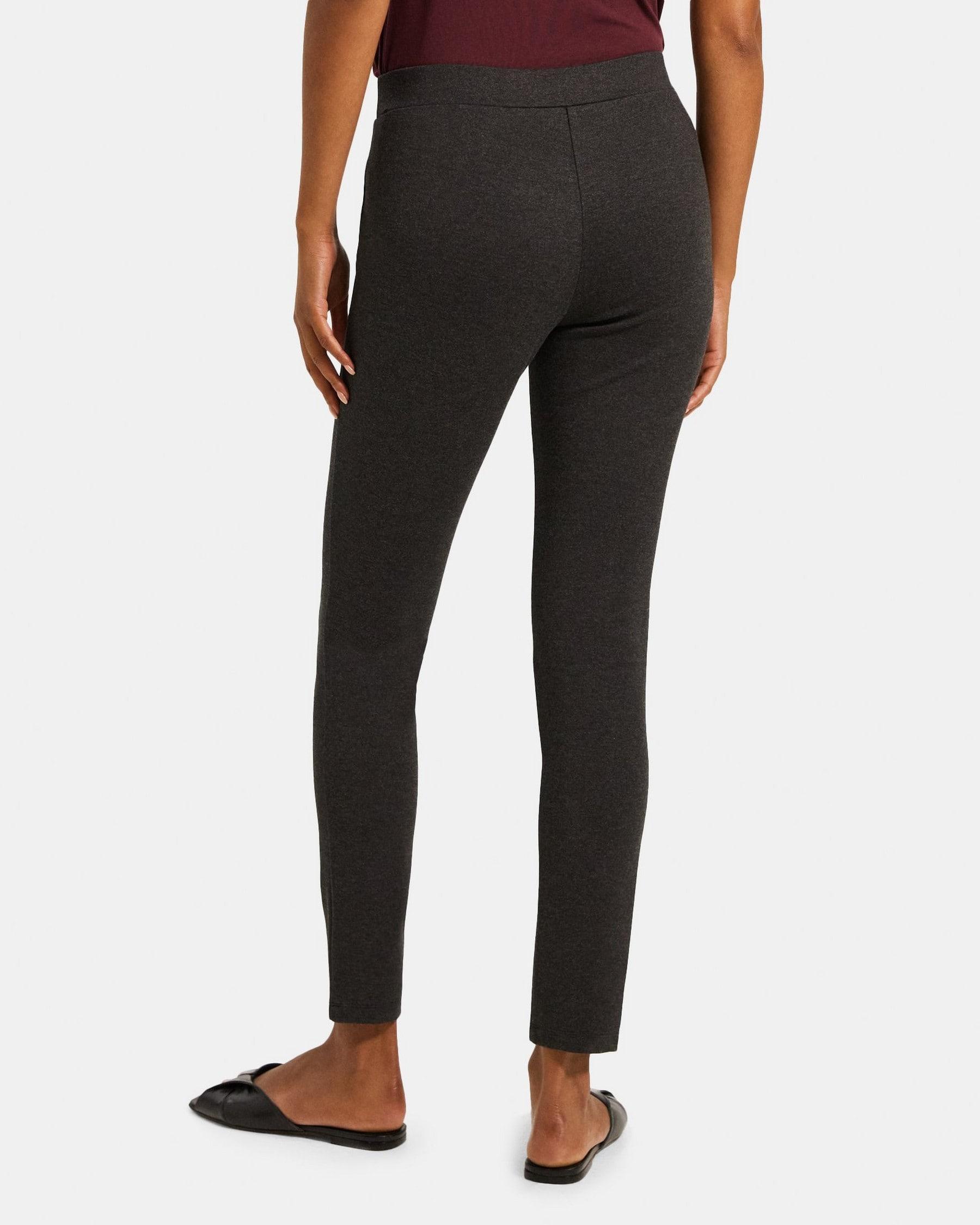 Legging in Heathered Stretch Knit Ponte Product Image