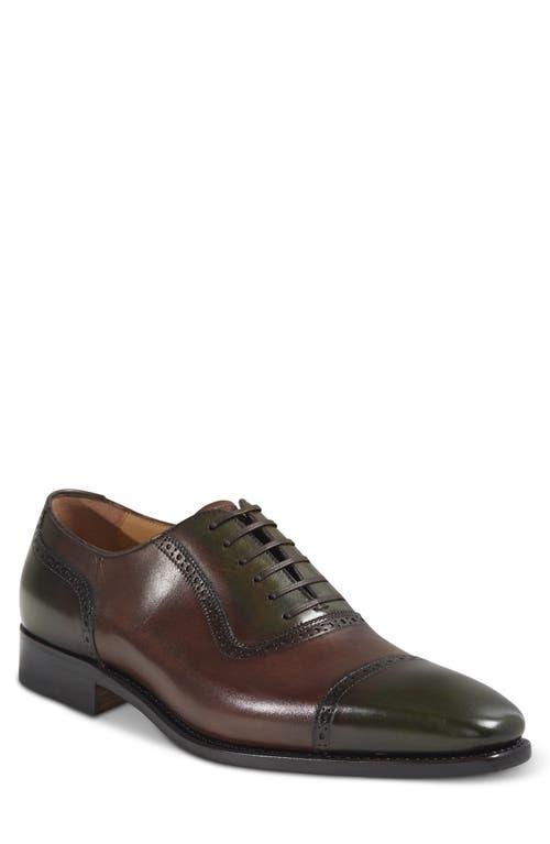 Mens Geneva Patina Leather Oxfords Product Image