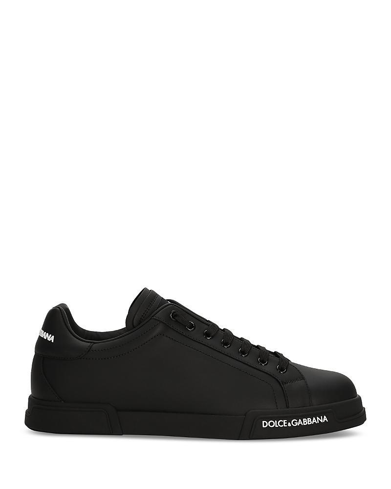 Men's Portofino Calf Leather Low-Top Sneakers Product Image