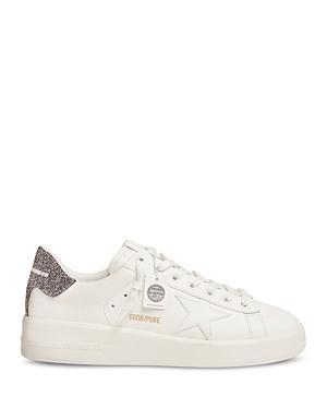 Golden Goose Womens Lace Up Low Top Sneakers Product Image