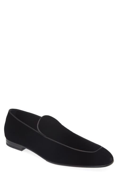 ZEGNA Lido Velvet Loafer Product Image