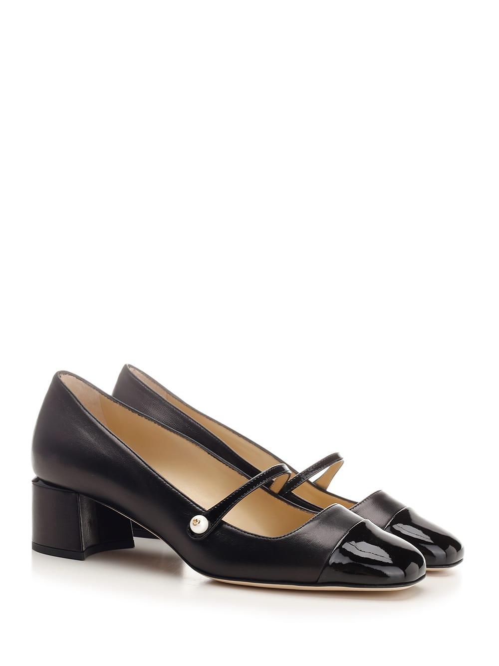 Elisa Mary Jane Ballerina Pumps In Black Product Image