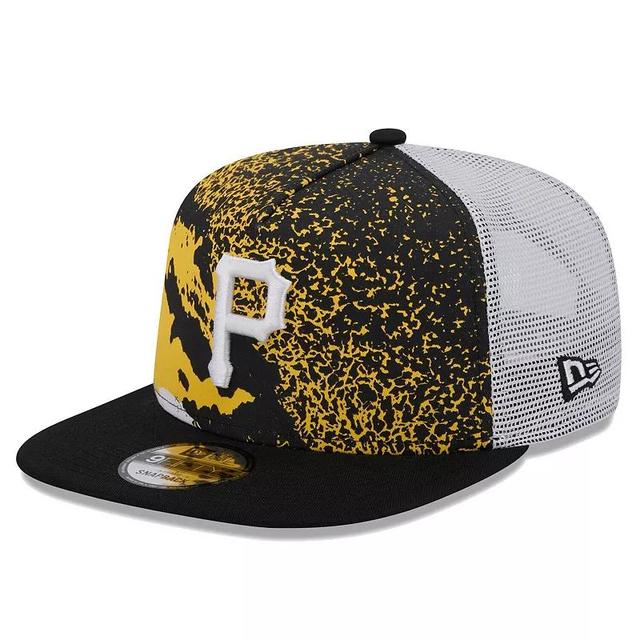 Mens New Era Pittsburgh Pirates Court Sport 9FIFTY Snapback Hat Product Image