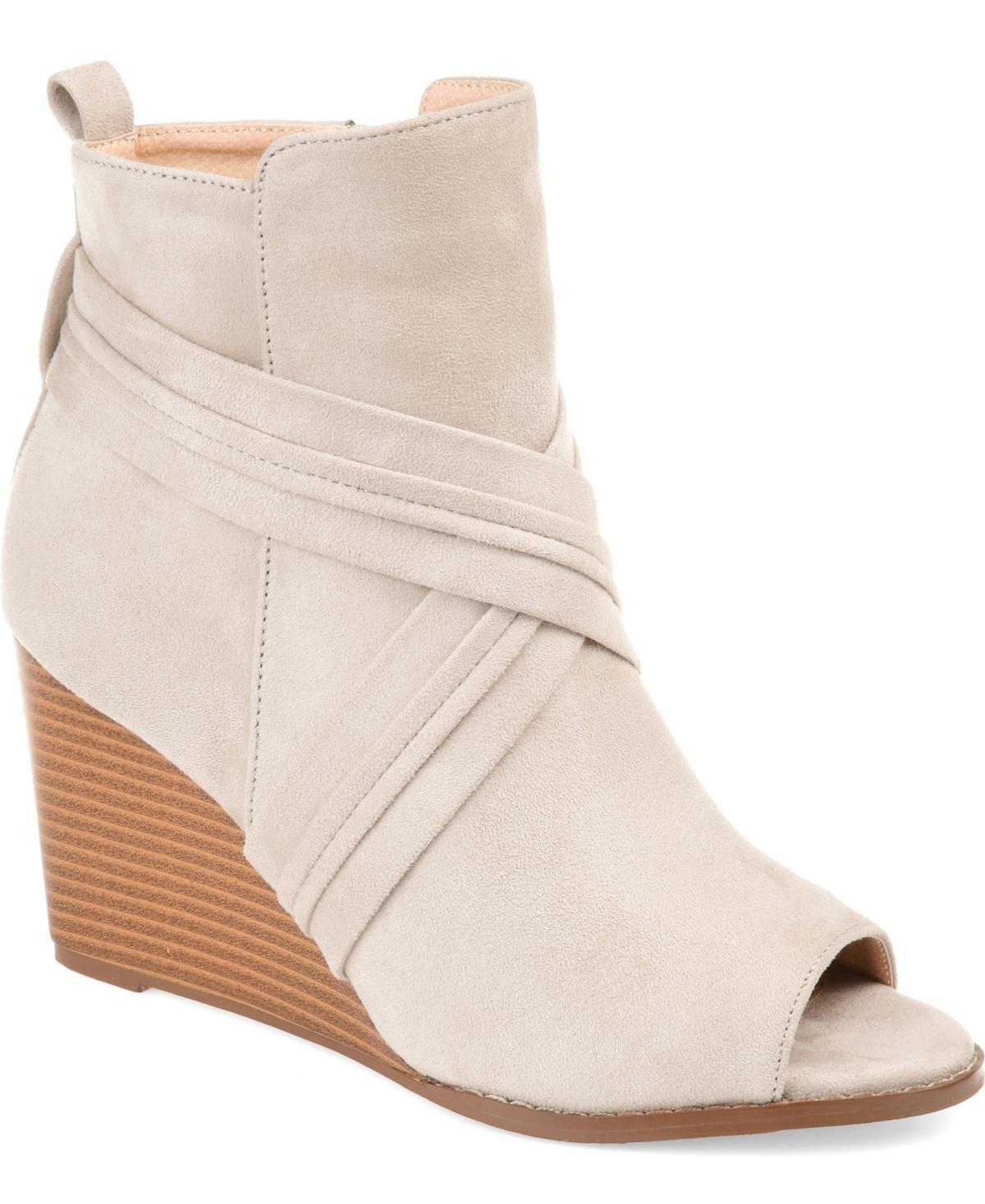 Journee Collection Sabeena Womens Wedge Ankle Boots Product Image