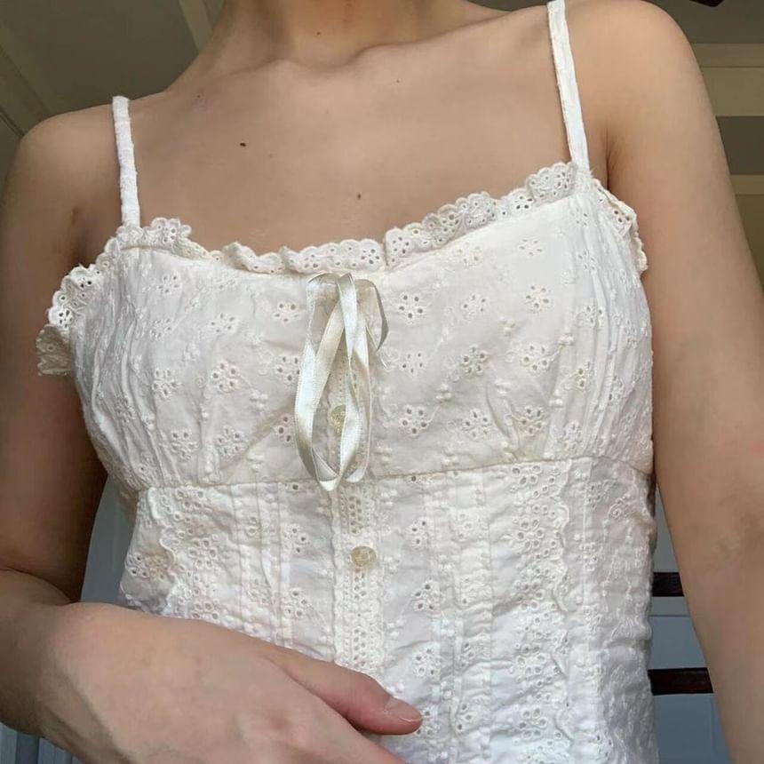 Plain Lace Cami Top Product Image