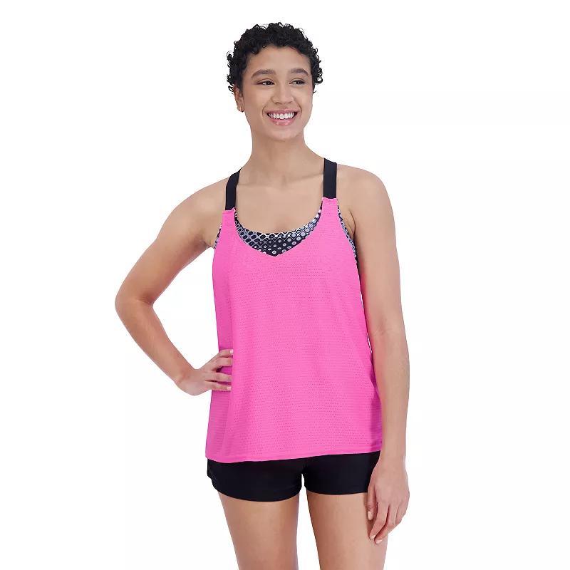 Womens ZeroXposur Comet UPF 30+ 2-in-1 Tankini Top Product Image