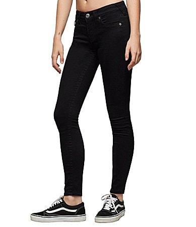 True Religion Halle Mid Rise Super Skinny Ankle Jeans Product Image