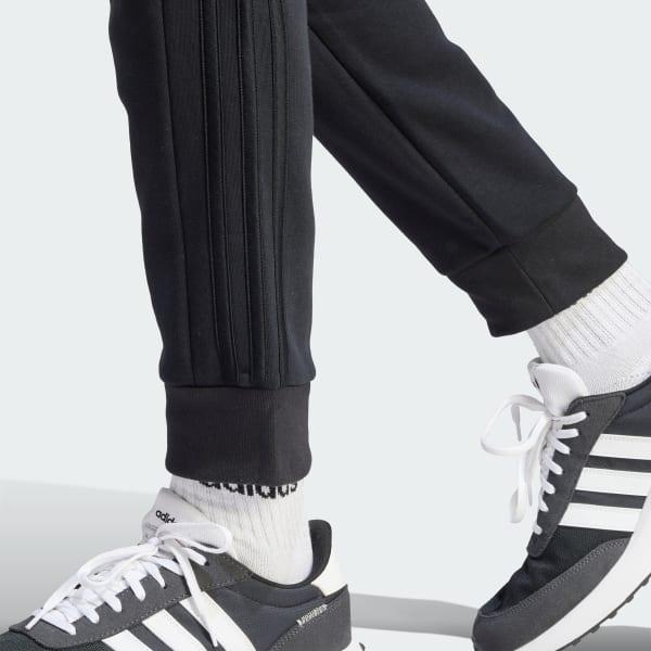 Essentials Fleece 3-Stripes Tapered Cuff Pants Product Image