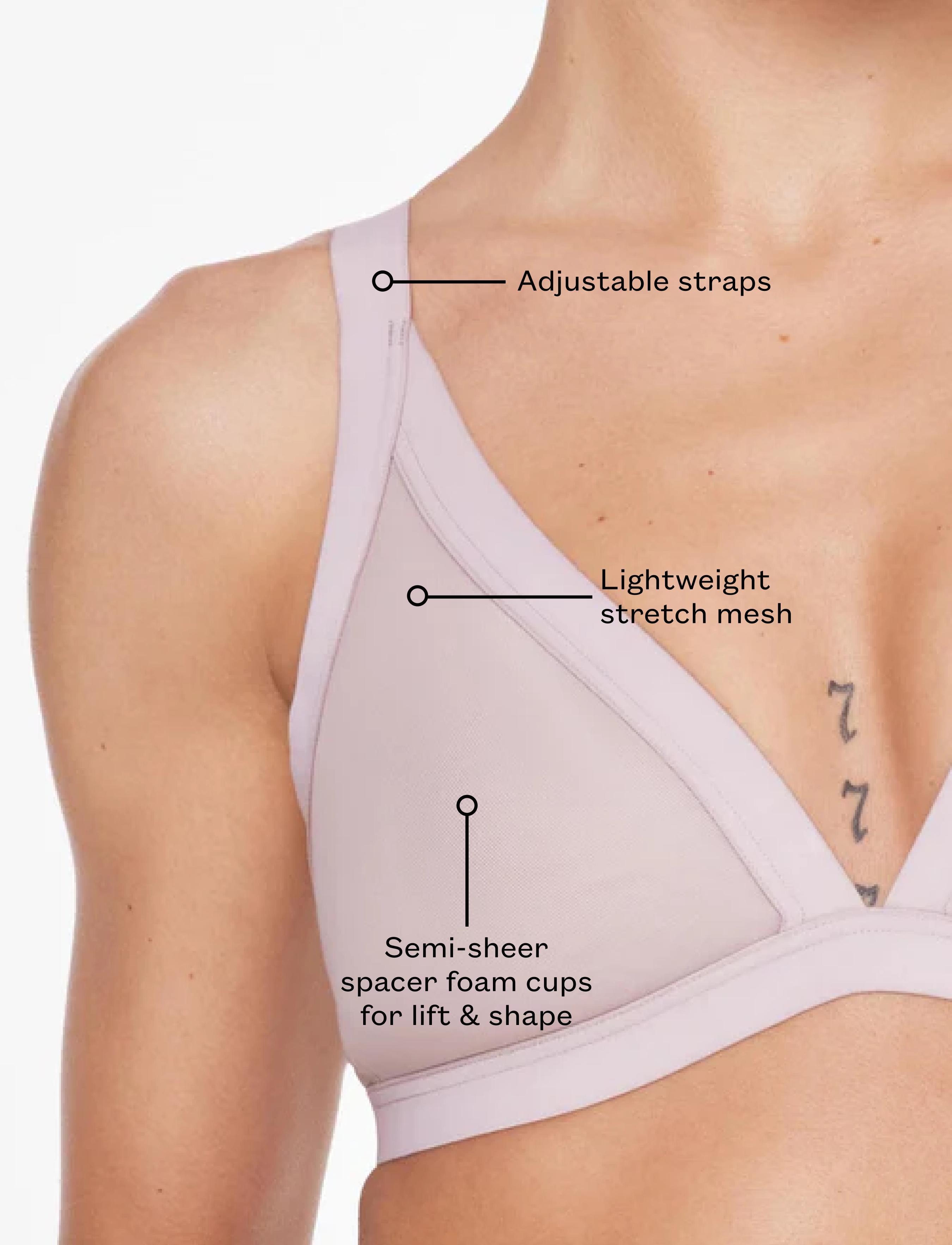 Bare Mesh Wireless Bra Product Image