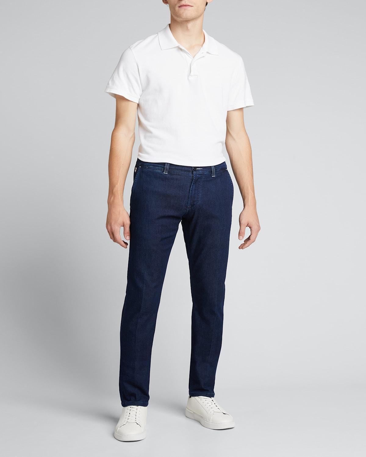 Mens Dark-Wash Jeans Product Image