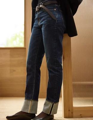 AE77 Premium Vintage Straight Jean Product Image