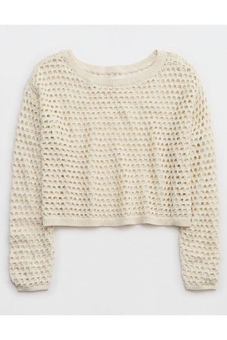 Aerie Crochet Vacay Sweater Women's product image