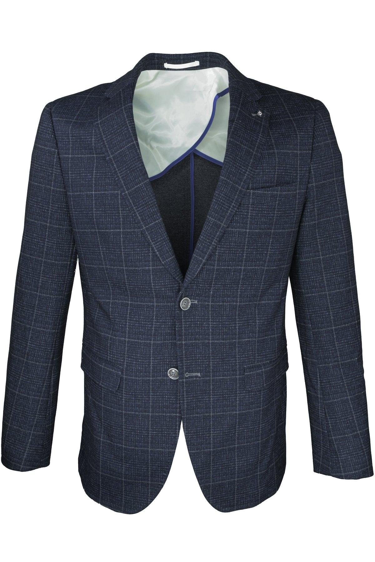 Blue Industry Fall Windowpane Blazer Product Image