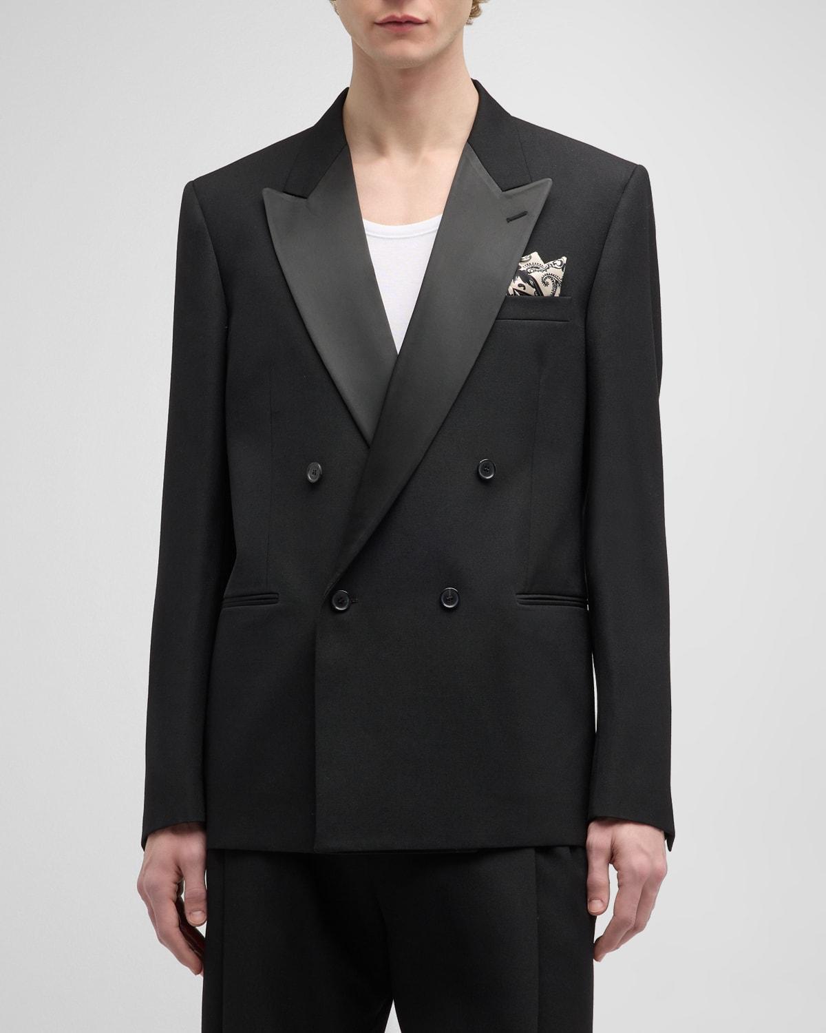 Mens Double-Breasted Tuxedo Jacket Product Image