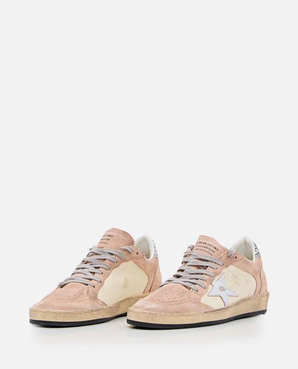 Ballstar Leather Sneakers In Neutrals Product Image