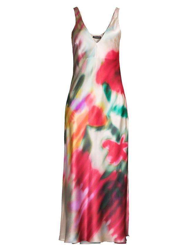 Womens Melisande Silk Slip Maxi Dress Product Image