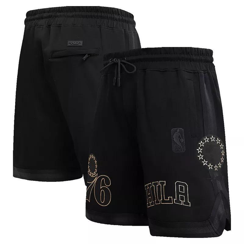 Mens Pro Standard Black Philadelphia 76ers Shorts Product Image