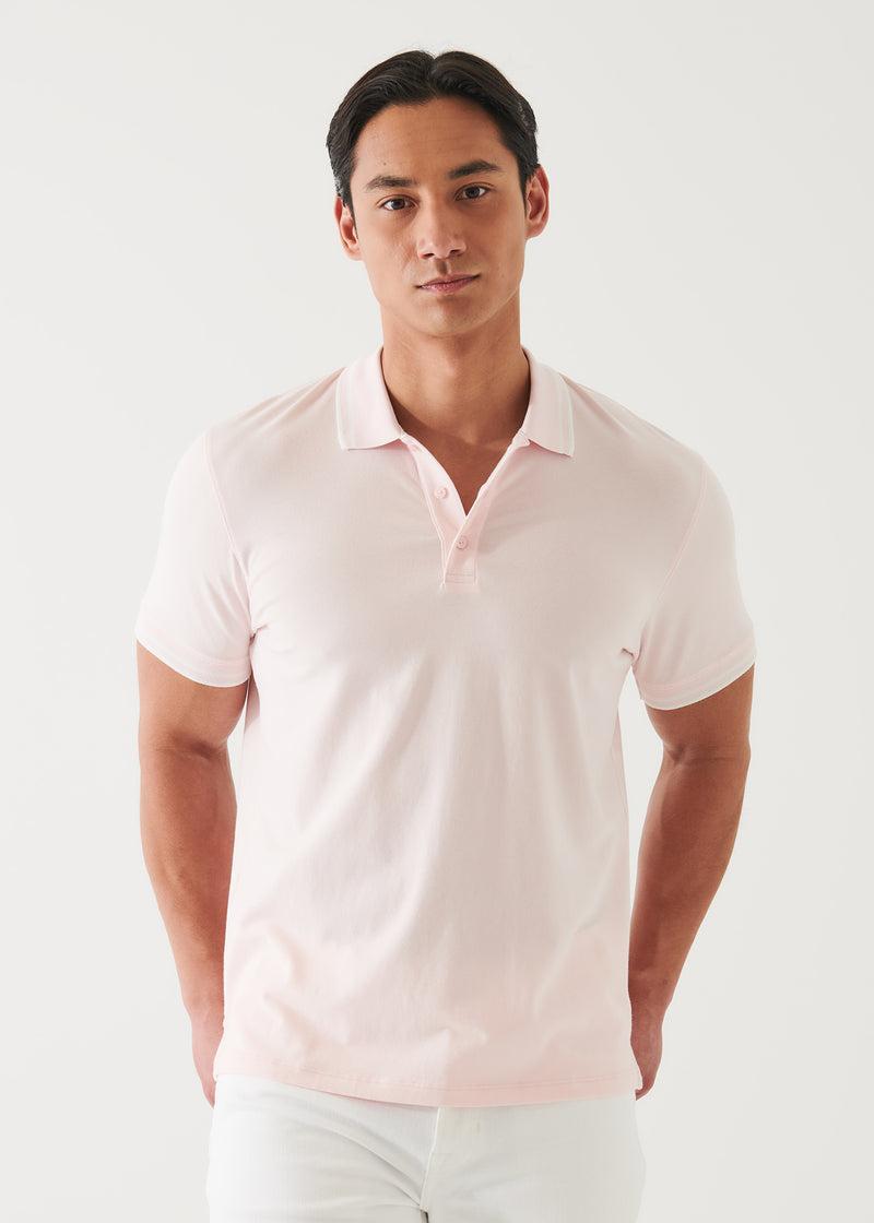 Patrick Assaraf Iconic Tipped Buttoned Polo Male Product Image