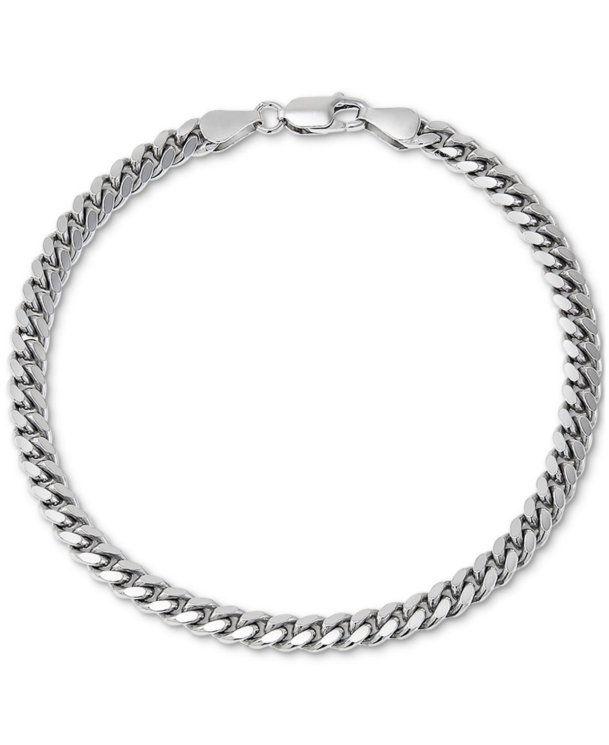 Saks Fifth Avenue Made in Italy Men's Sterling Silver Cuban Chain Bracelet  - male - Size: one-size Product Image