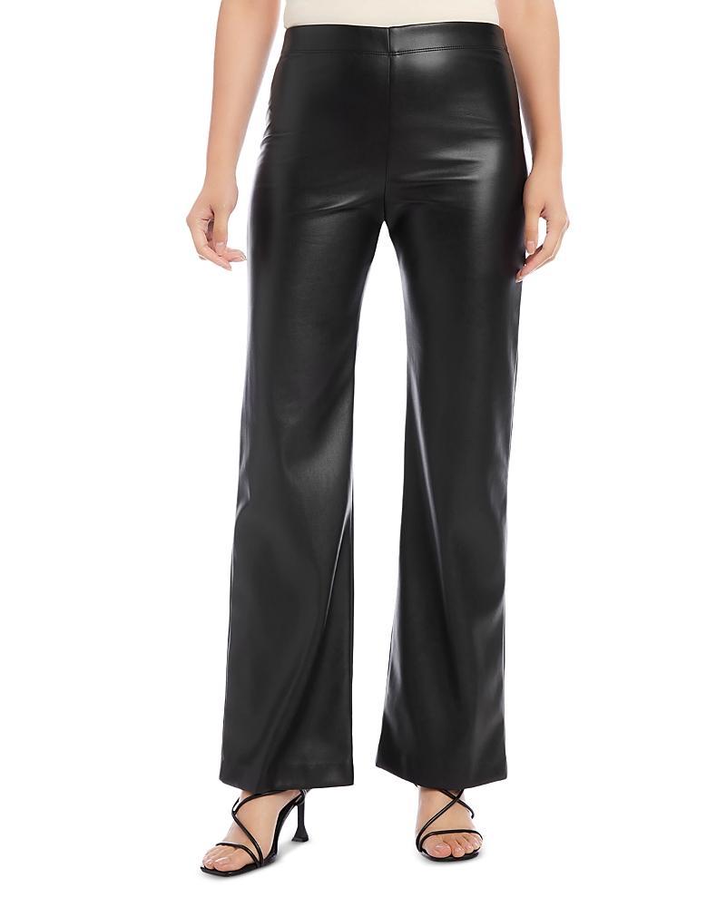 Karen Kane Wide Leg Faux Leather Pull-On Pants product image