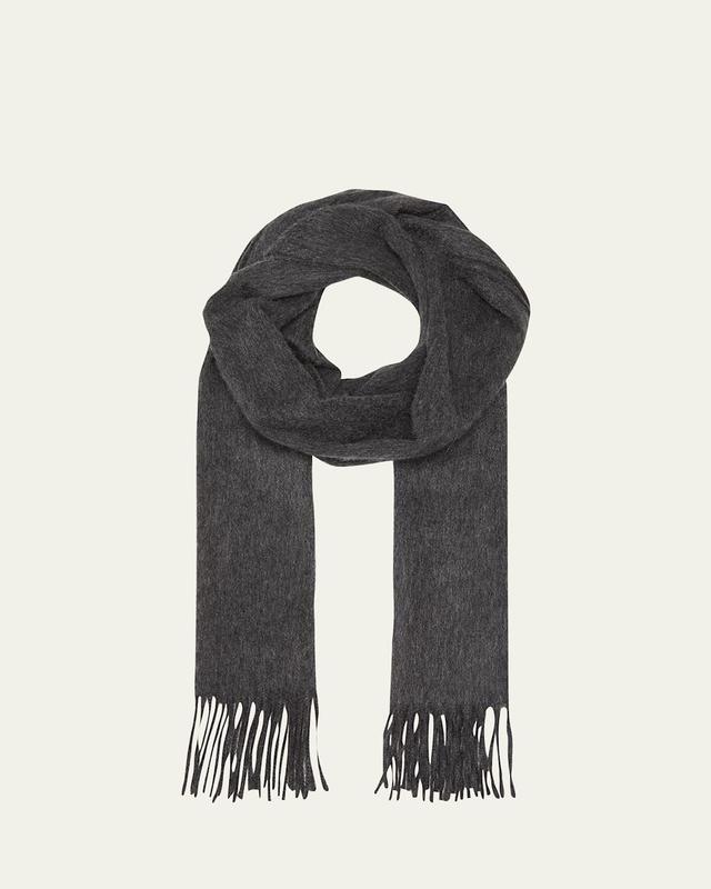 Mens Arran Solid Cashmere Scarf Product Image