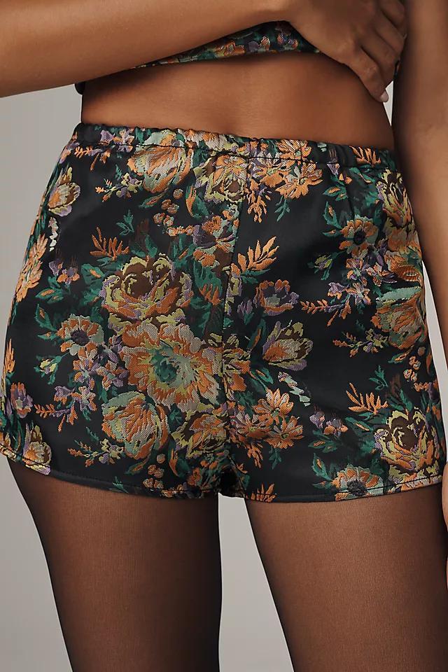 By Anthropologie Brocade Tap Shorts Product Image