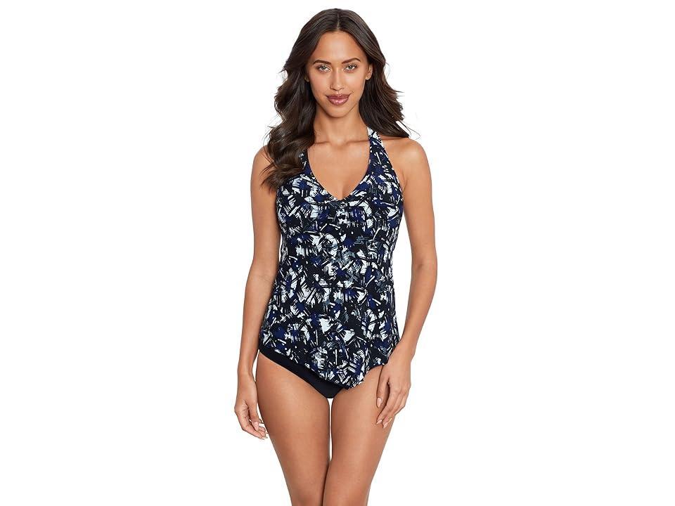 Magicsuit Blueprint Taylor Tankini Top Multi) Women's Swimwear Product Image