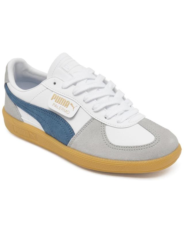 Puma Mens Palermo Leather Casual Sneakers from Finish Line - White Product Image