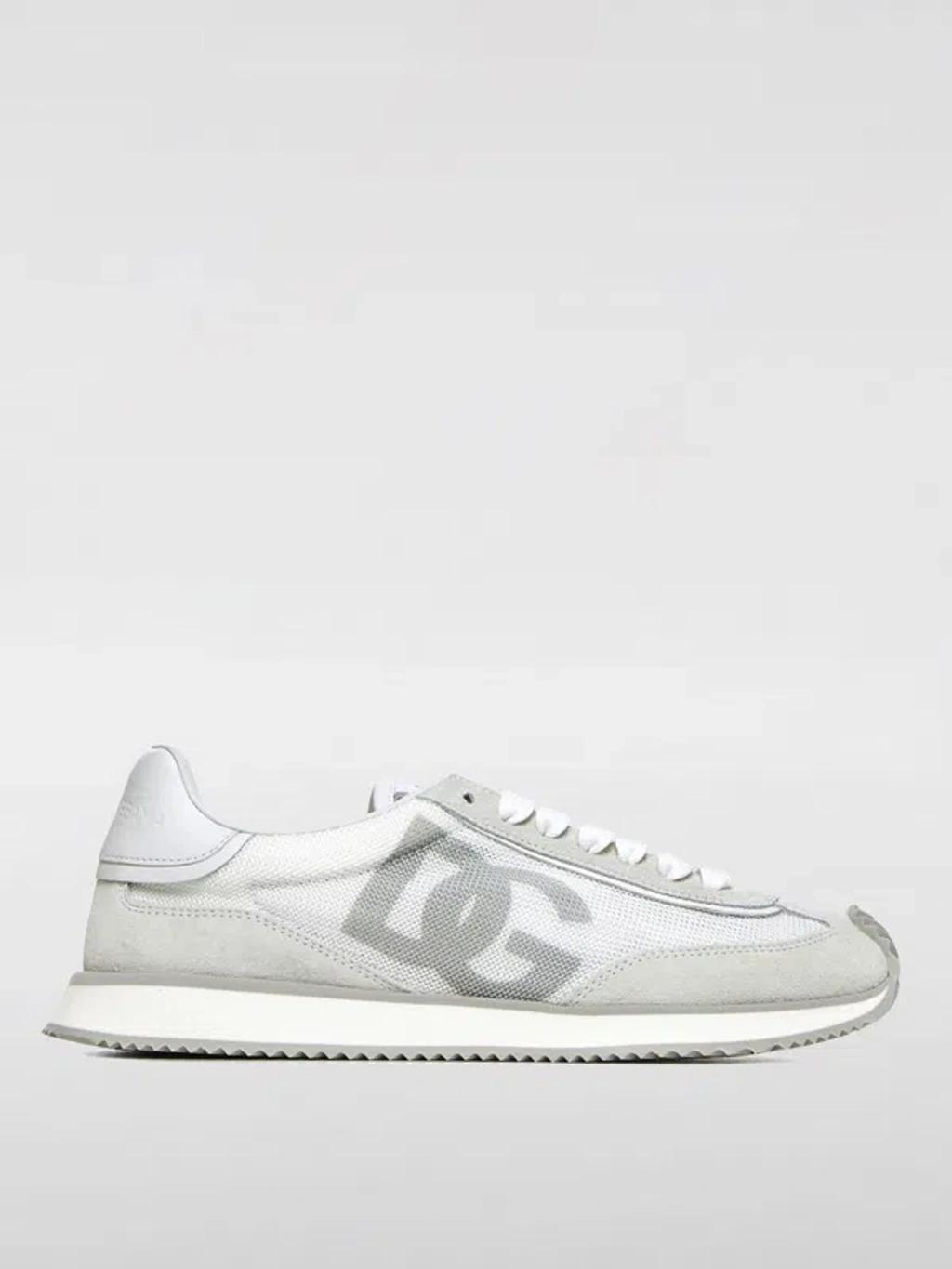 DOLCE & GABBANA White Logo Sneakers In White 2 Product Image