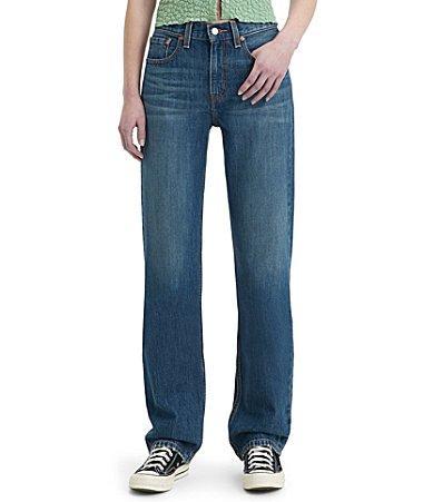 Levis Low Pro Mid Rise Straight Jeans Product Image