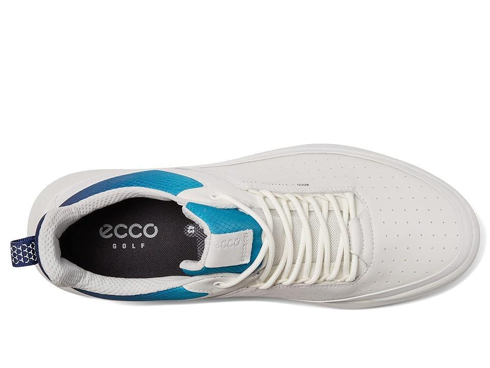 ECCO Golf Core Hydromax Hybrid Golf Shoes White/Blue Depths/Caribbean) Men's Shoes Product Image