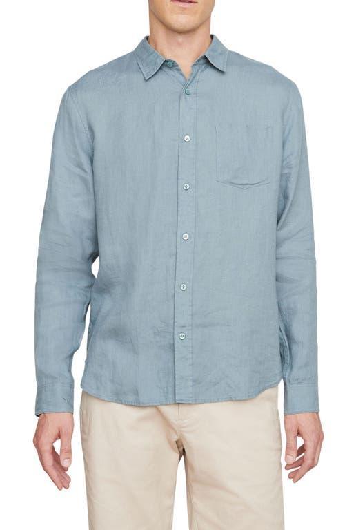 Vince Linen Button-Up Shirt Product Image