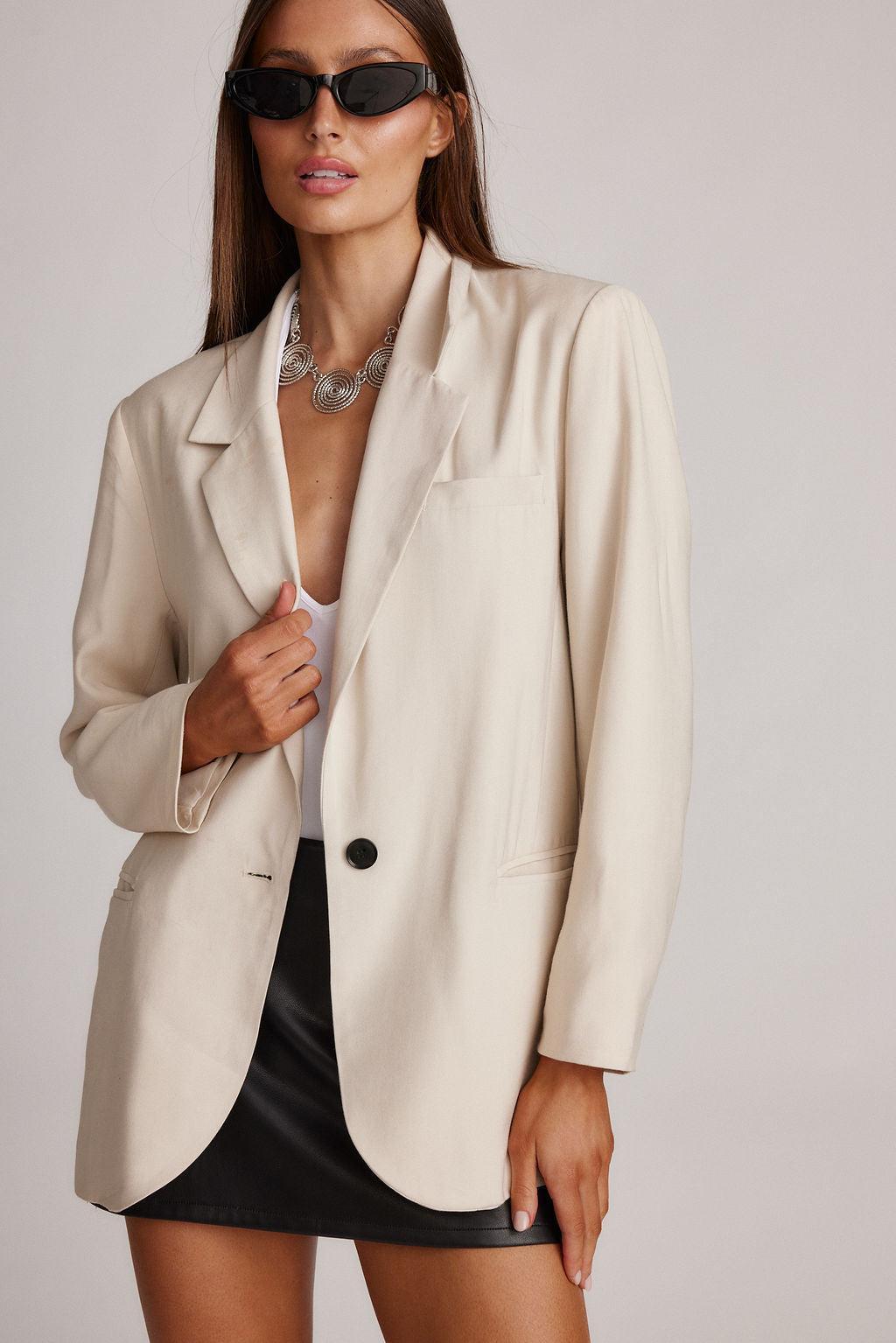 Blake Beige Blazer Product Image