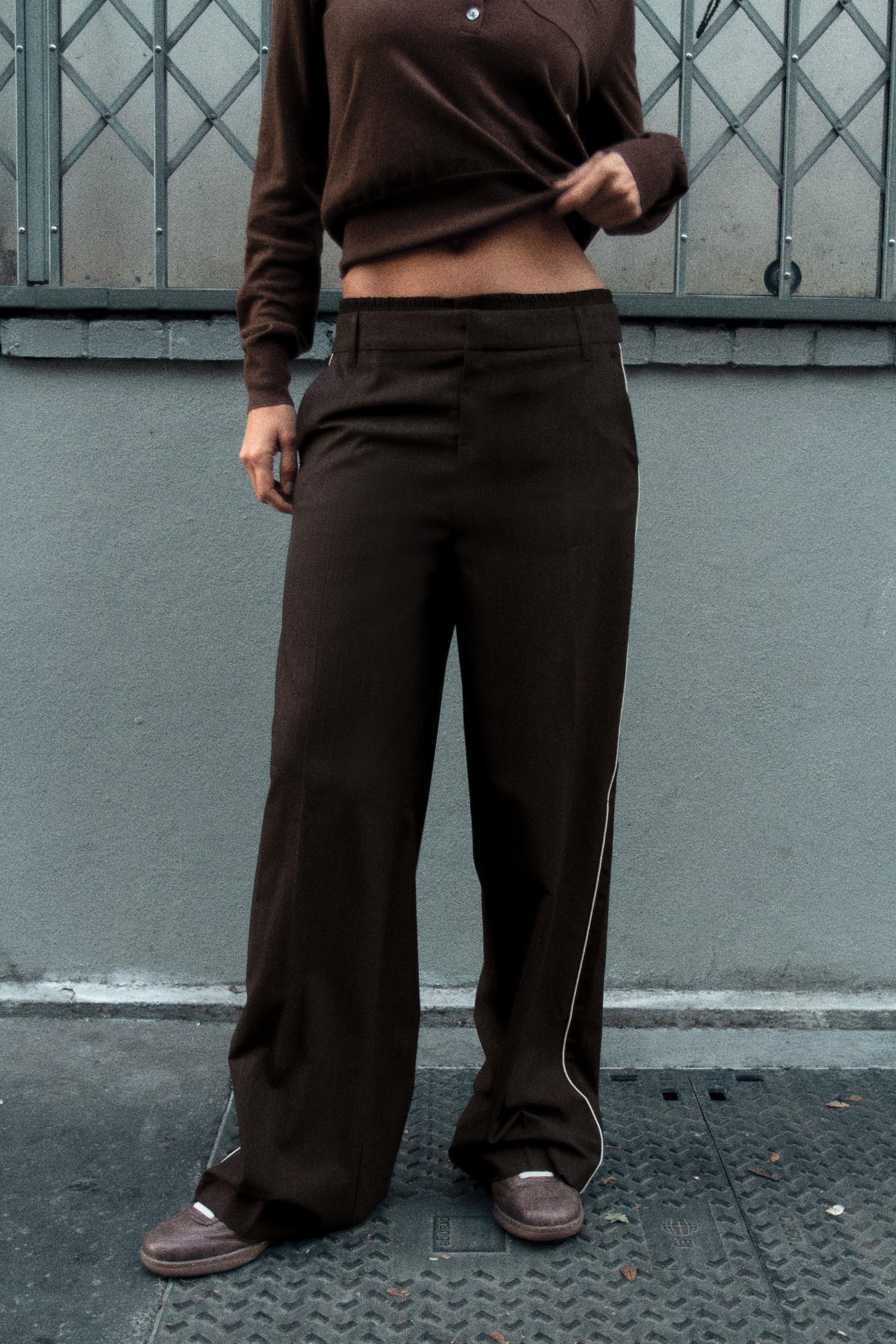 PINSTRIPE BOXER PANTS product image