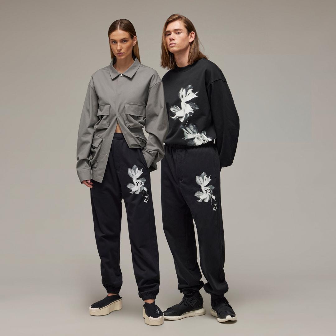 Y-3 Graphic French Terry Pants Product Image