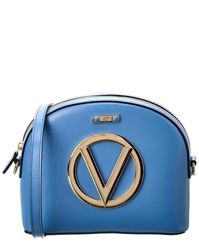 Diana Forever Leather Crossbody In Blue Product Image