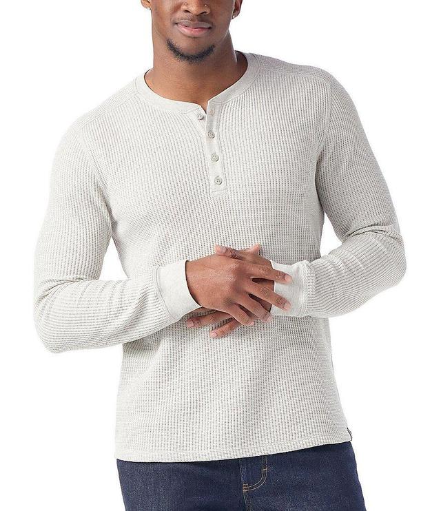 SmartWool Waffle Long Sleeve Henley Shirt Product Image