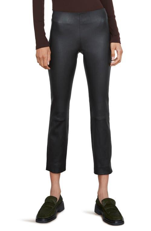 Vince Leather Crop Leggings Product Image