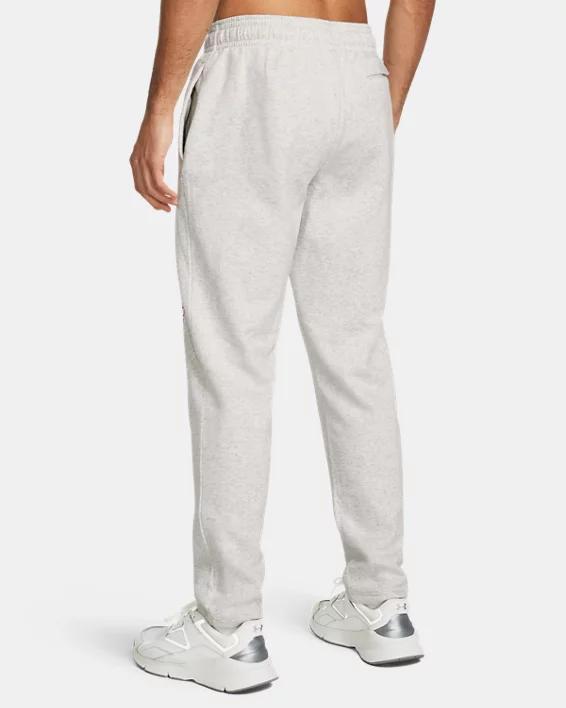 Men's UA Rival Fleece Collegiate Open Bottom Pants Product Image