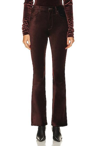 AGOLDE Nico High Waist Bootcut Velvet Pants Product Image