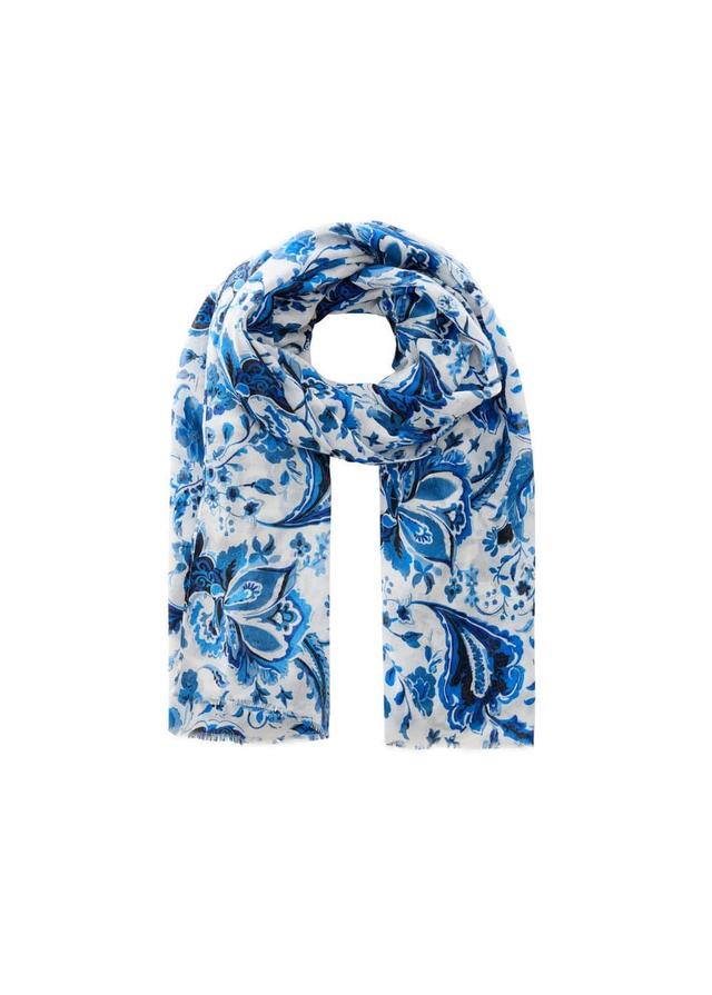 MANGO - Floral print scarf - One size - Women Product Image