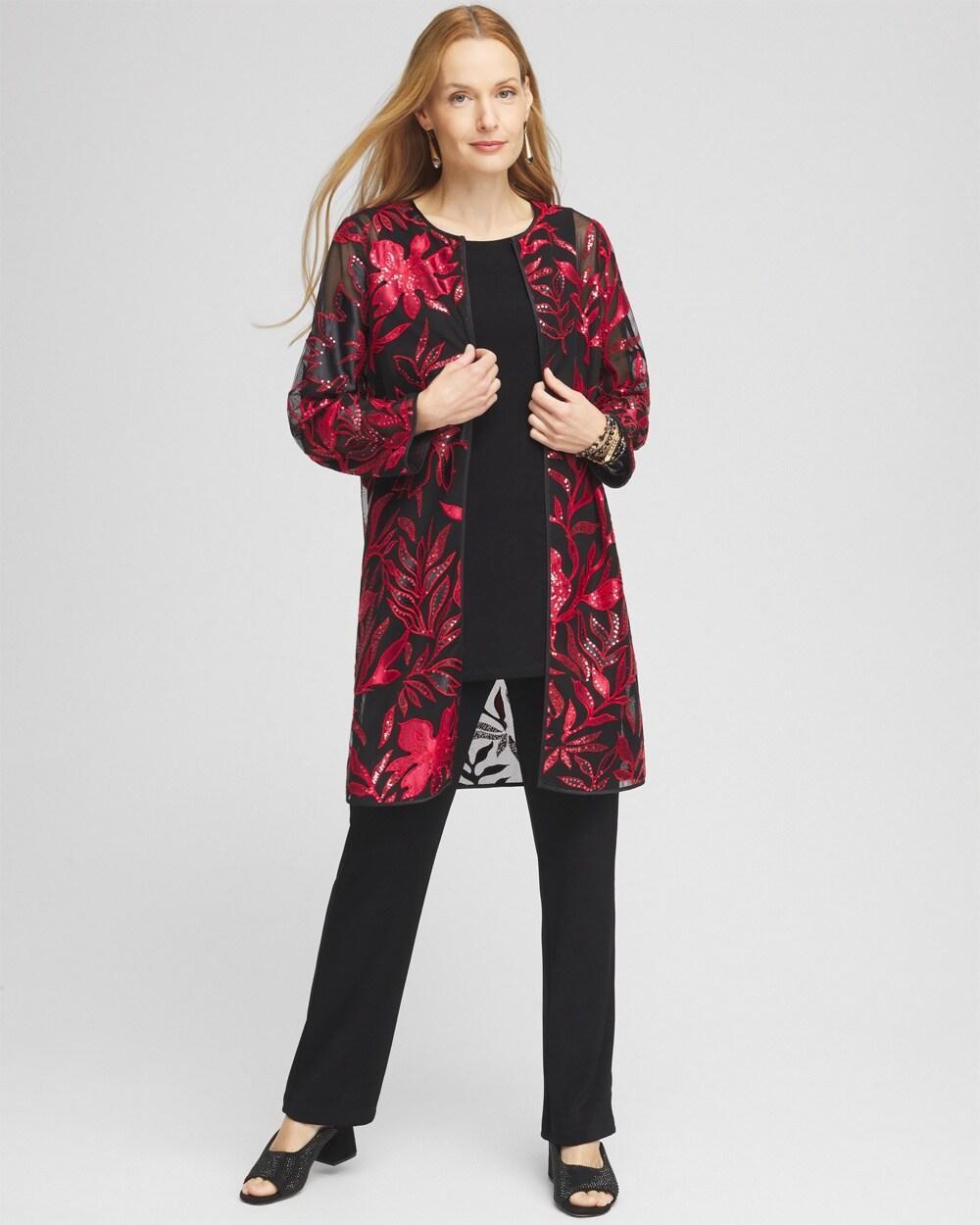 Travelers™ Collection Leaf Embroidered Jacket Product Image