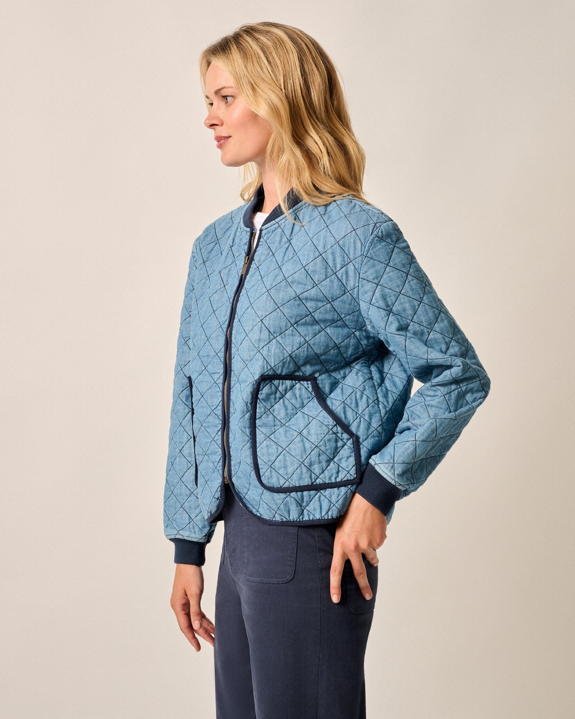 Vivian Quilted Bomber Jacket Female Product Image