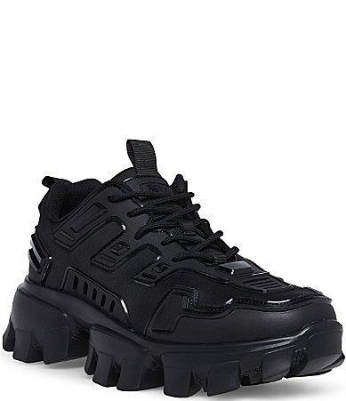 Steve Madden Mens Ponce Lace-Up Chunky Sole Fashion Sneakers Product Image