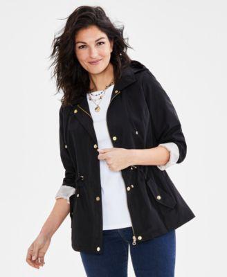 Style & Co Womens Hooded Anorak-4X, Created for Macys Product Image