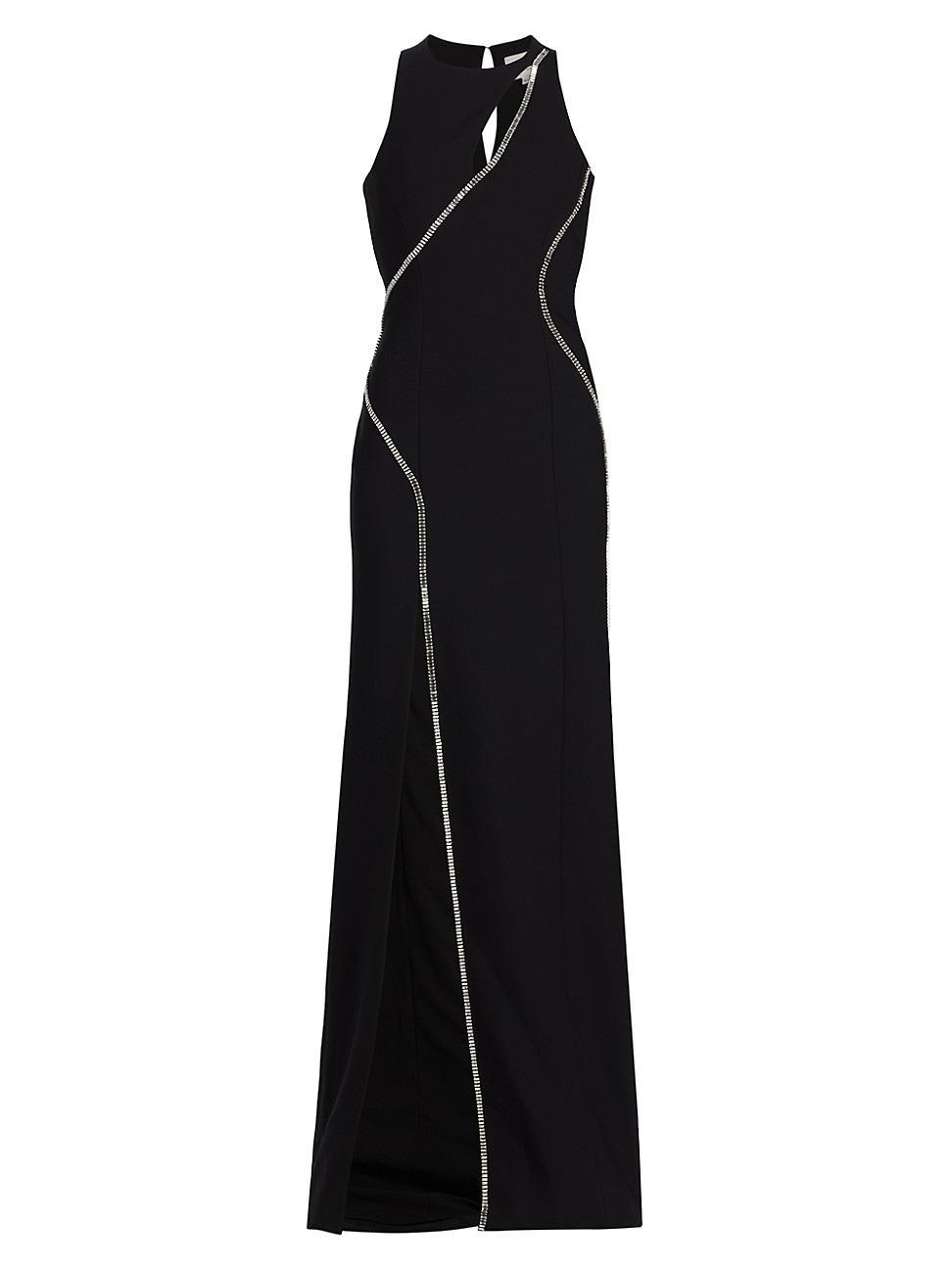 Womens Bevin Crystal Cut-Out Gown Product Image