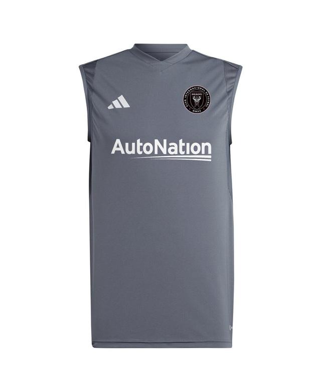 Mens adidas Gray Inter Miami Cf 2024 Sleeveless Training Jersey - Gray Product Image